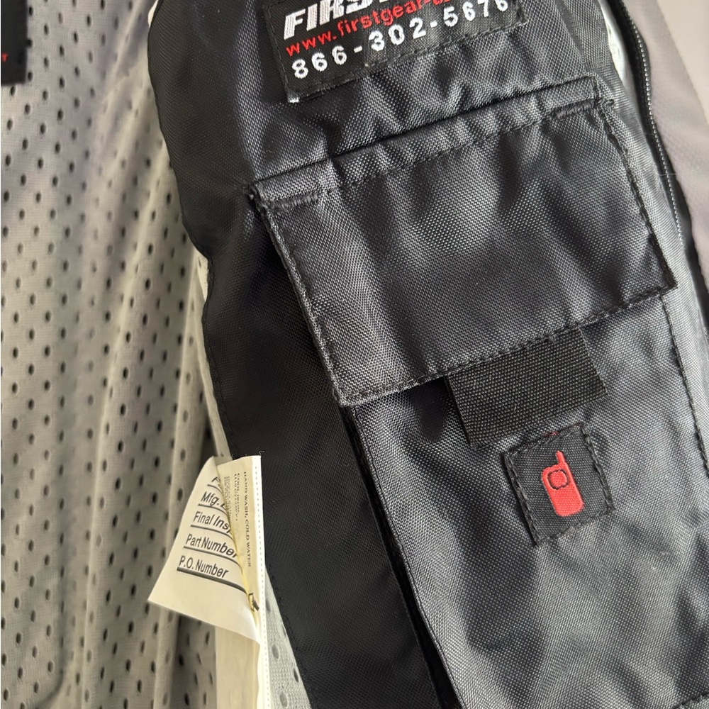 NWT! ❤️ Women's FIRST GEAR Motorcycle Contour Mesh Jacket - Picture 9 of 16